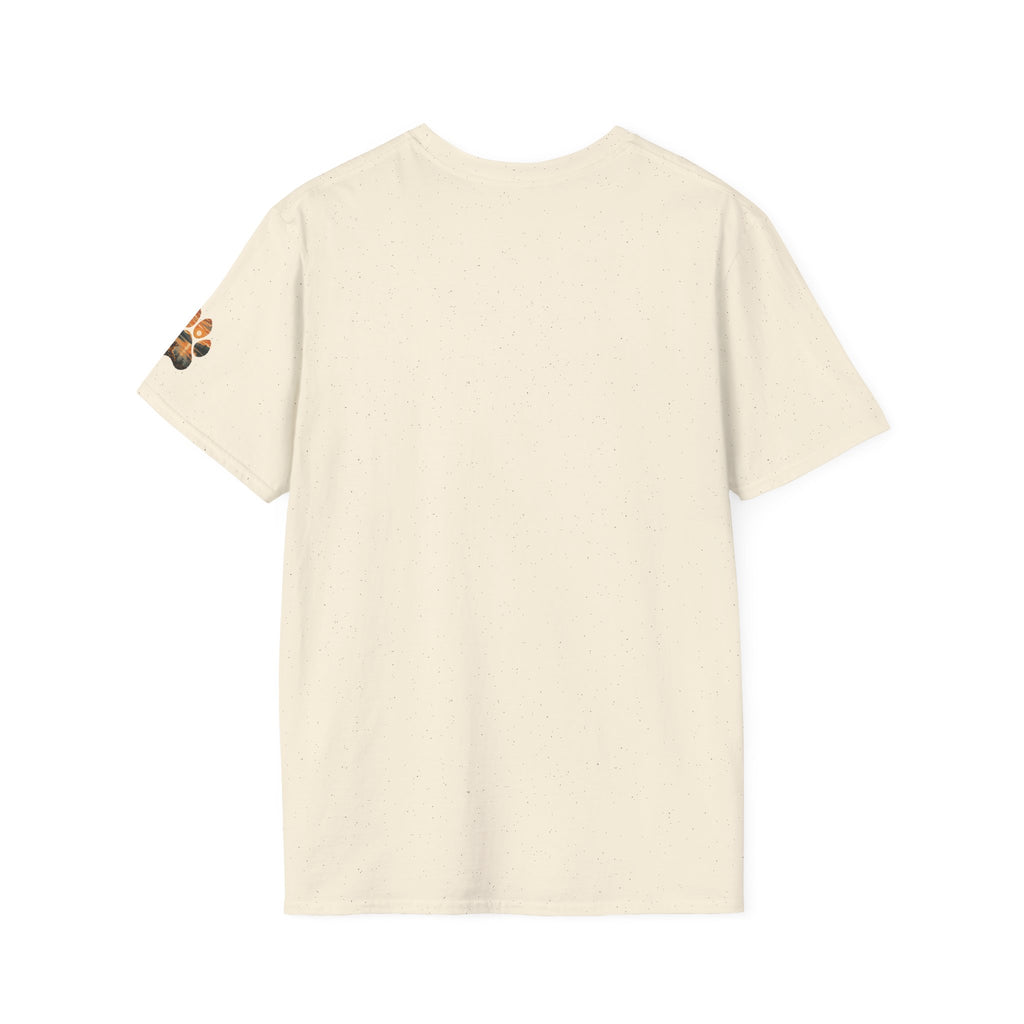 Professional Dog Petter T-Shirt — Cute Golden Retriever Paw Print Tee