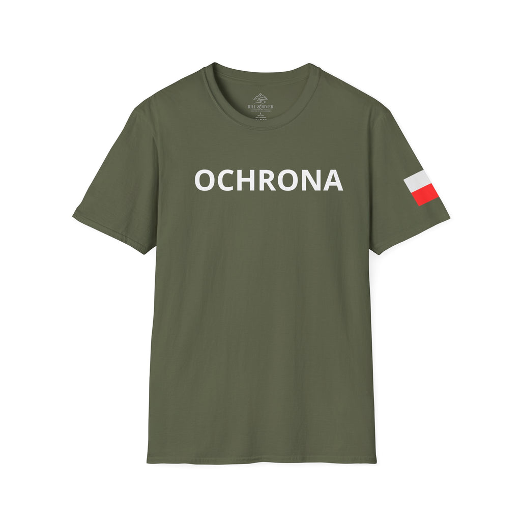OCHRONA Security Tee – Polish Guard Logo Short Sleeve Shirt