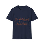 Sip, Wander, Repeat T-Shirt — Scenic Coffee & Mountain Travel Tee