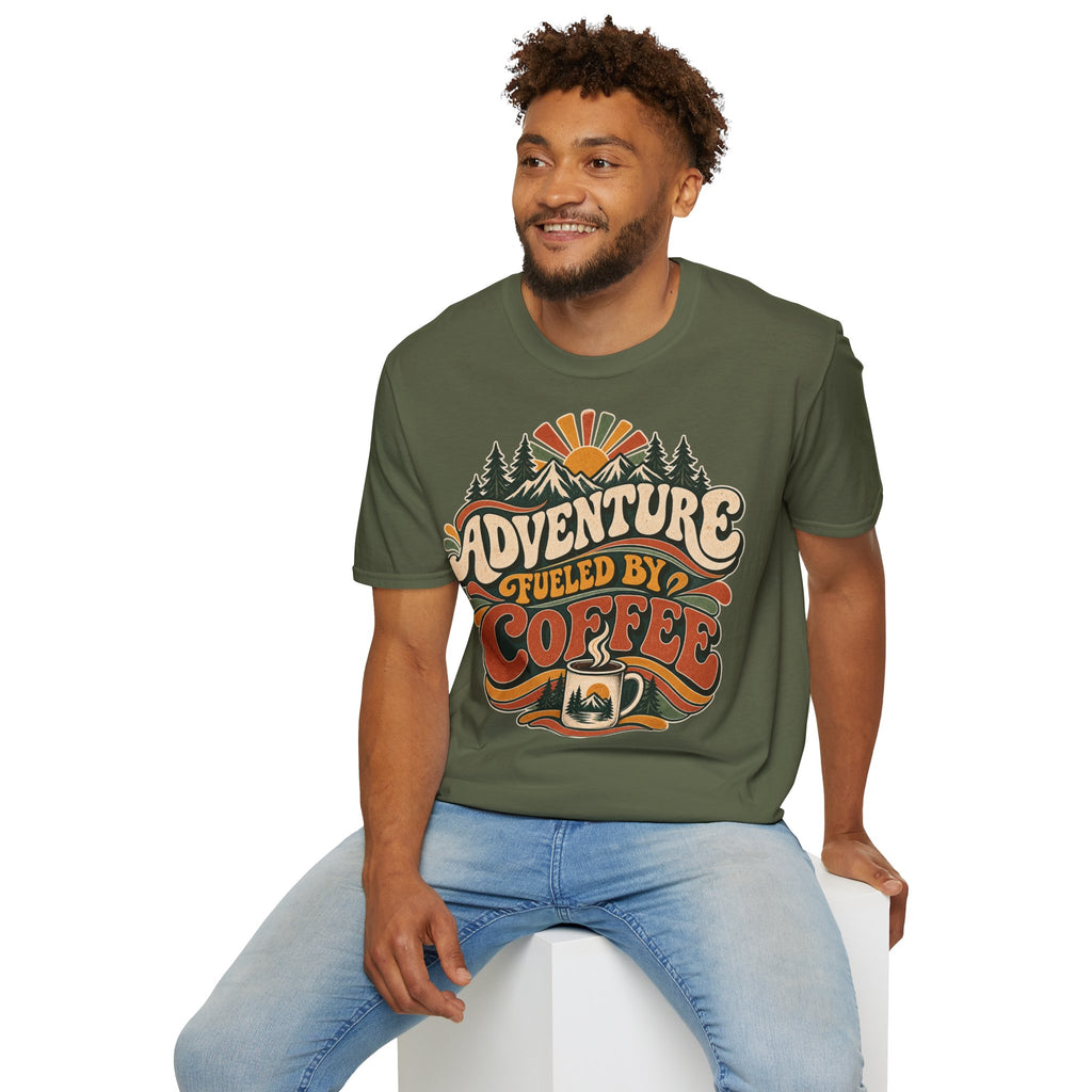 Adventure Fueled by Coffee T-Shirt