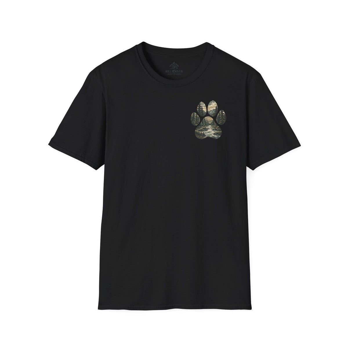 Dog Paw Pocket Tee — "My Best Friend Has Paws" Graphic T-Shirt