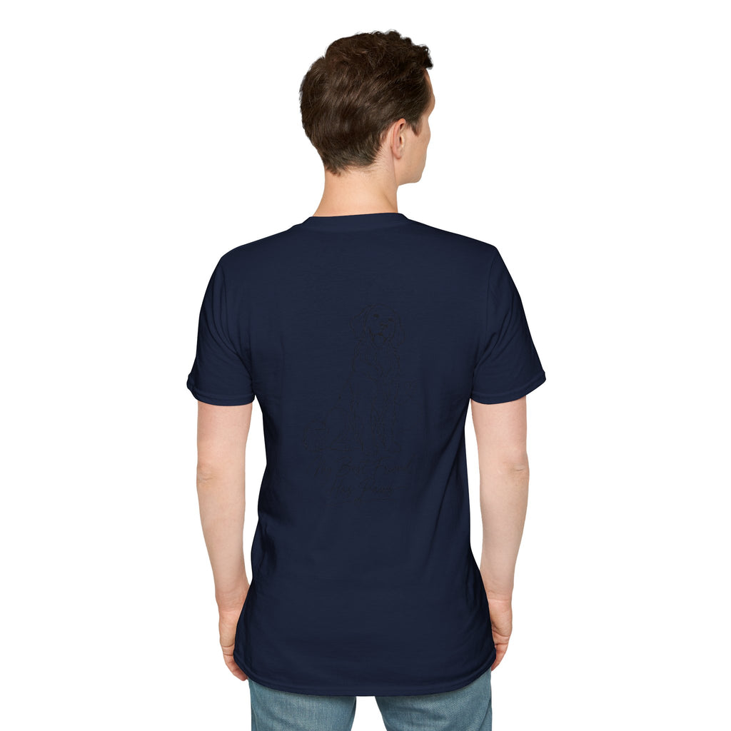 Dog Paw Pocket Tee — "My Best Friend Has Paws" Graphic T-Shirt