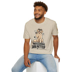 Professional Dog Petter T-Shirt — Cute Golden Retriever Paw Print Tee