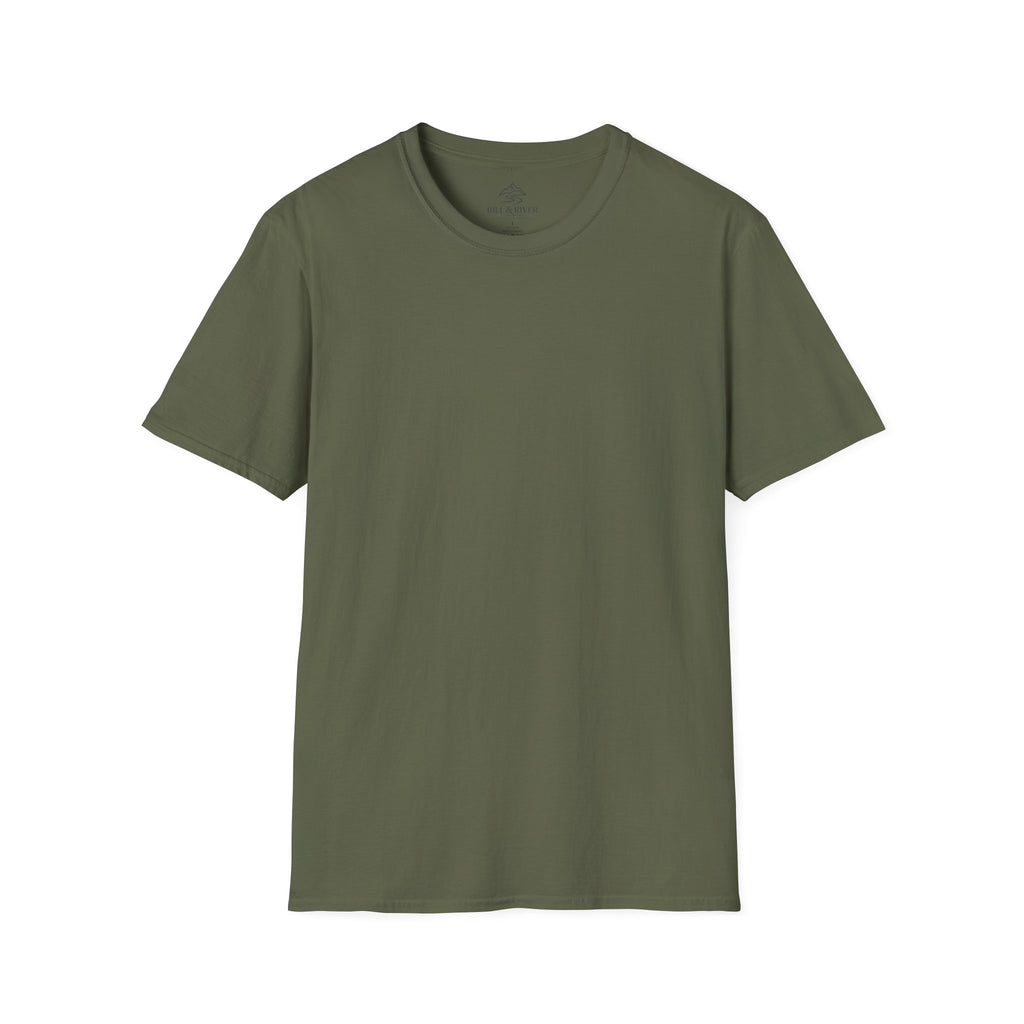 But First Coffee & Trails T-Shirt — Outdoor Coffee Lover Graphic Tee