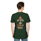 But First Coffee & Trails T-Shirt — Outdoor Coffee Lover Graphic Tee