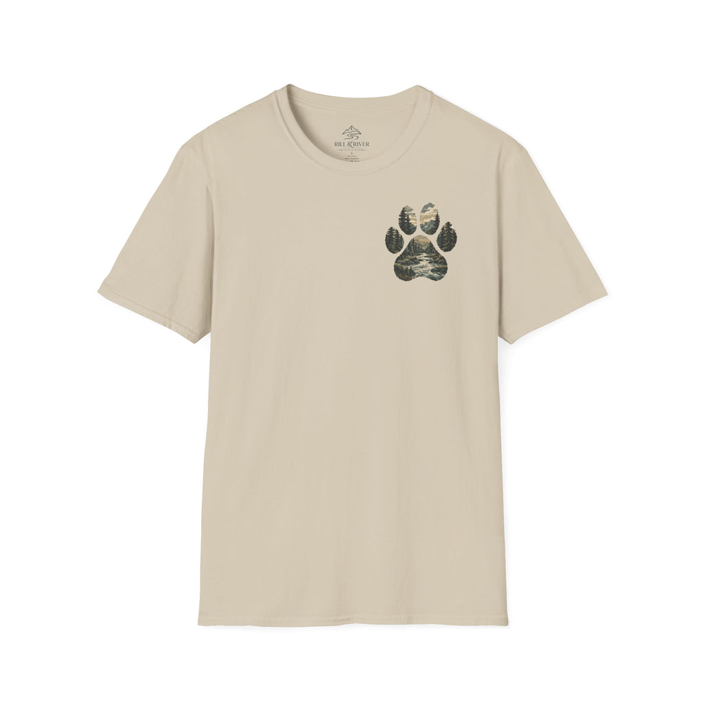 Dog Paw Pocket Tee — "My Best Friend Has Paws" Graphic T-Shirt