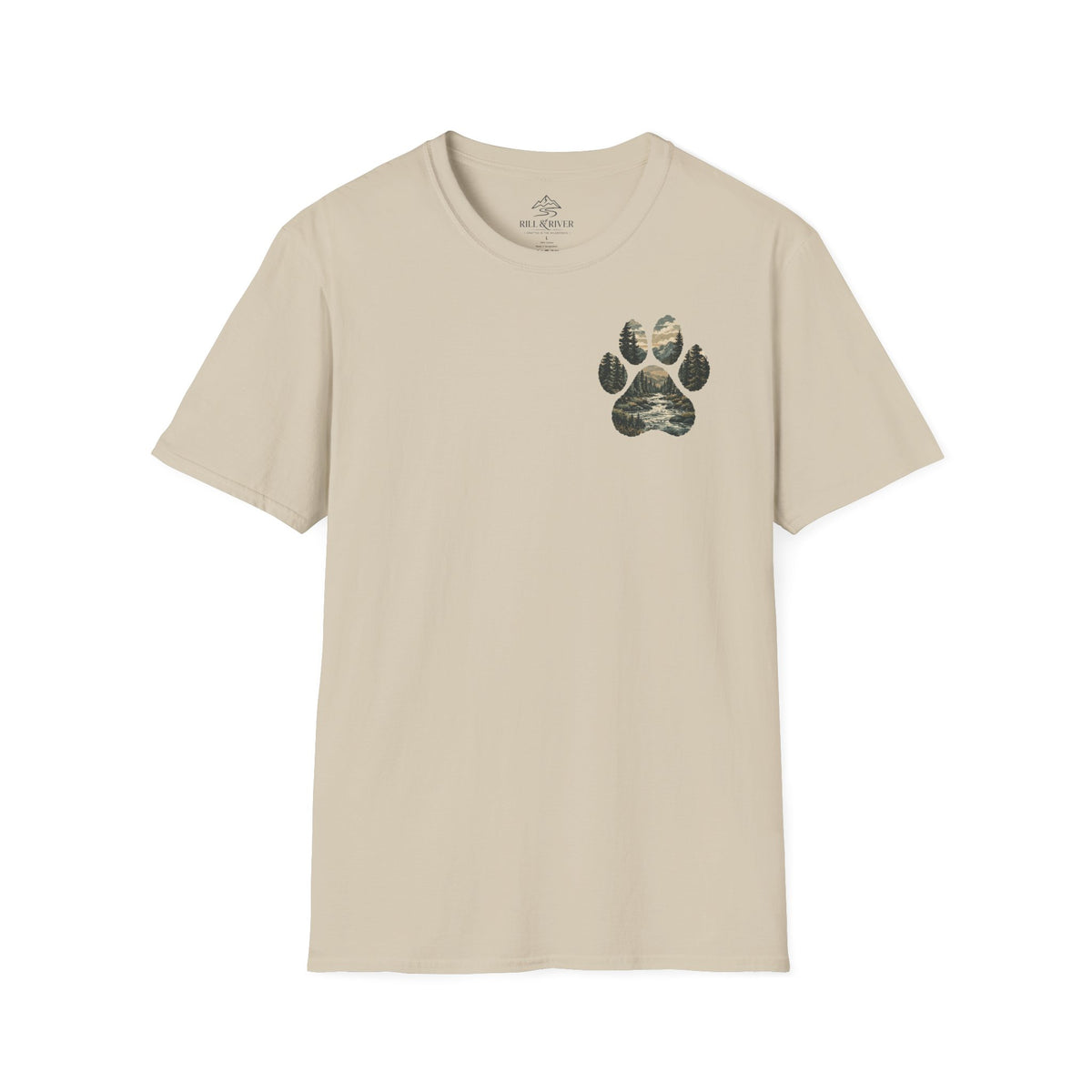 Dog Paw Pocket Tee — "My Best Friend Has Paws" Graphic T-Shirt