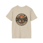 Coffee & Campfires T-Shirt — Vintage Outdoor Camping Graphic Tee