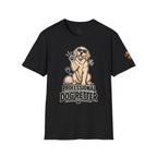 Professional Dog Petter T-Shirt — Cute Golden Retriever Paw Print Tee