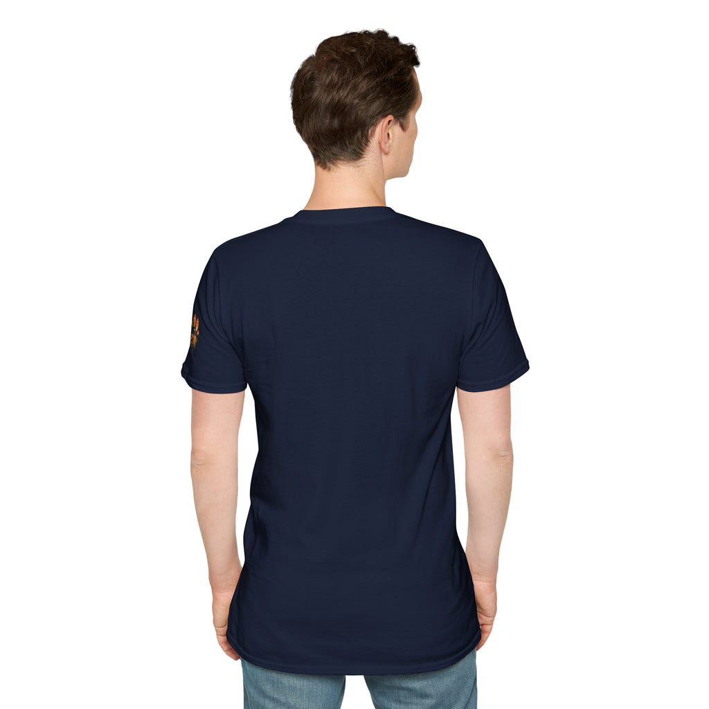 Professional Dog Petter T-Shirt — Cute Golden Retriever Paw Print Tee