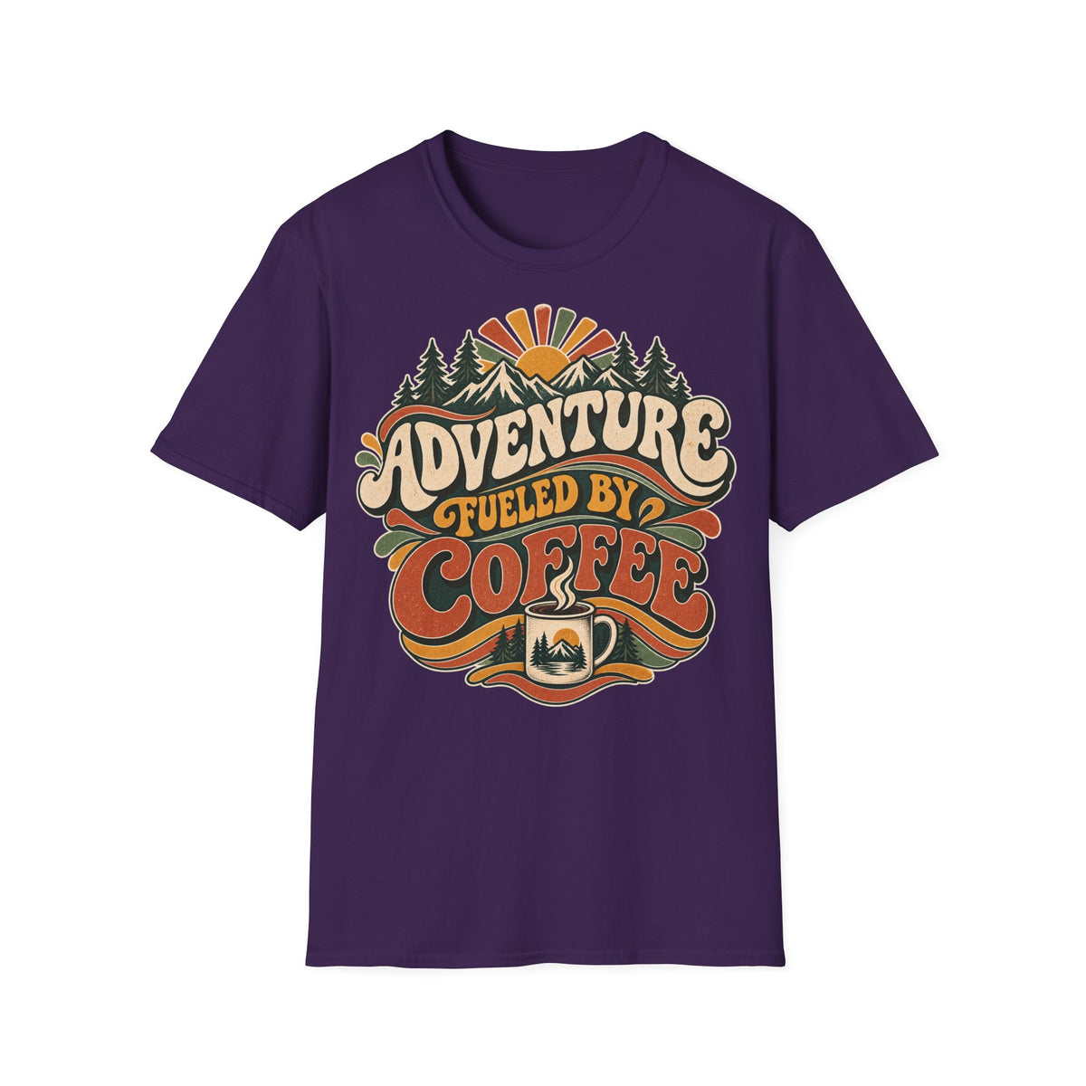 Adventure Fueled by Coffee T-Shirt