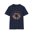 Copy of Bloom Where You’re Planted T-Shirt — Floral Butterfly Inspirational Tee