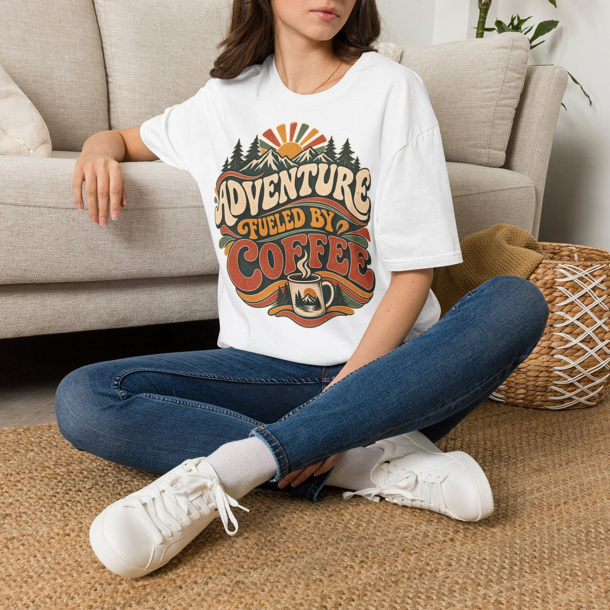 Adventure Fueled by Coffee T-Shirt