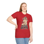 Professional Dog Petter T-Shirt — Cute Golden Retriever Paw Print Tee