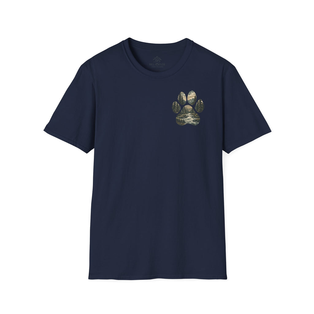 Dog Paw Pocket Tee — "My Best Friend Has Paws" Graphic T-Shirt