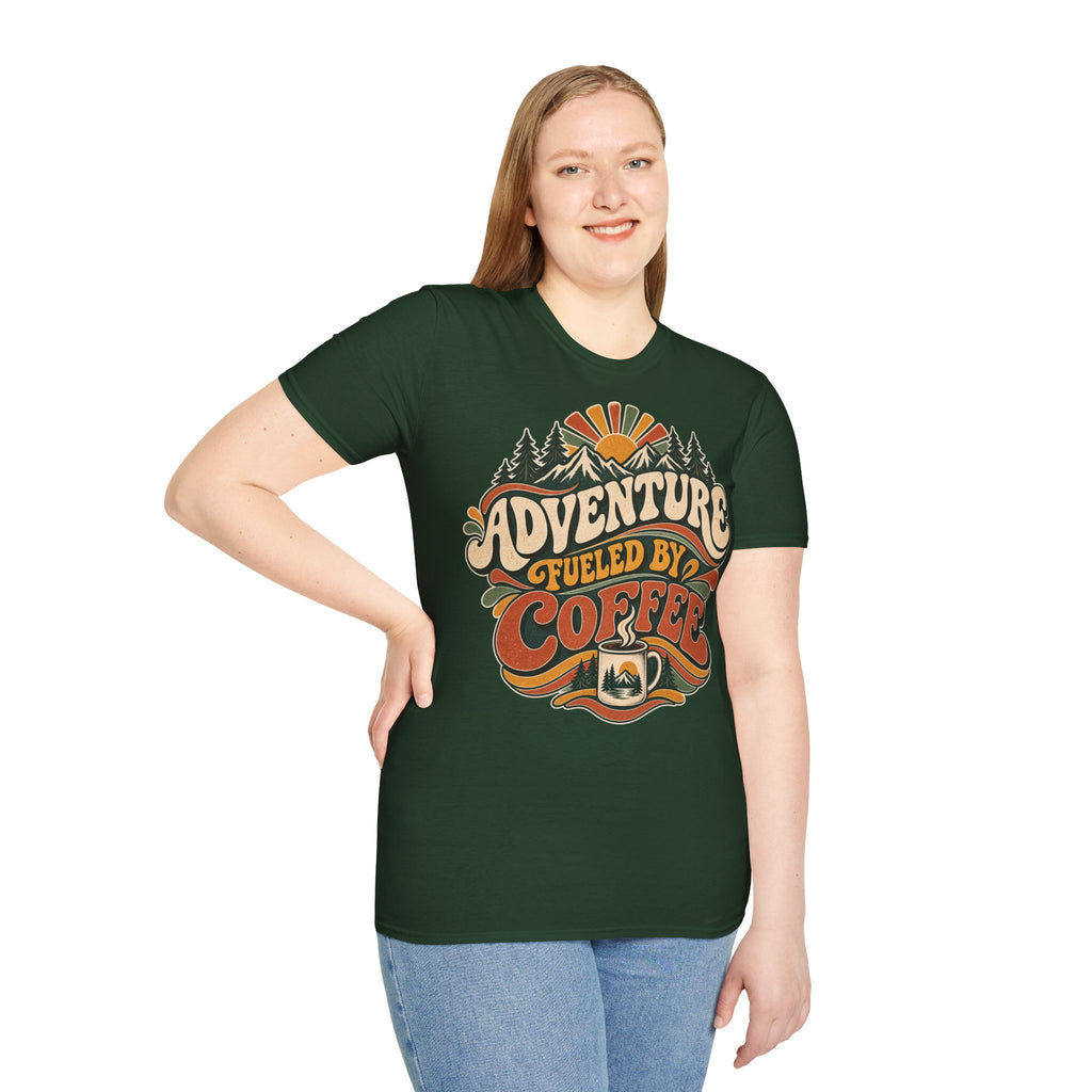 Adventure Fueled by Coffee T-Shirt