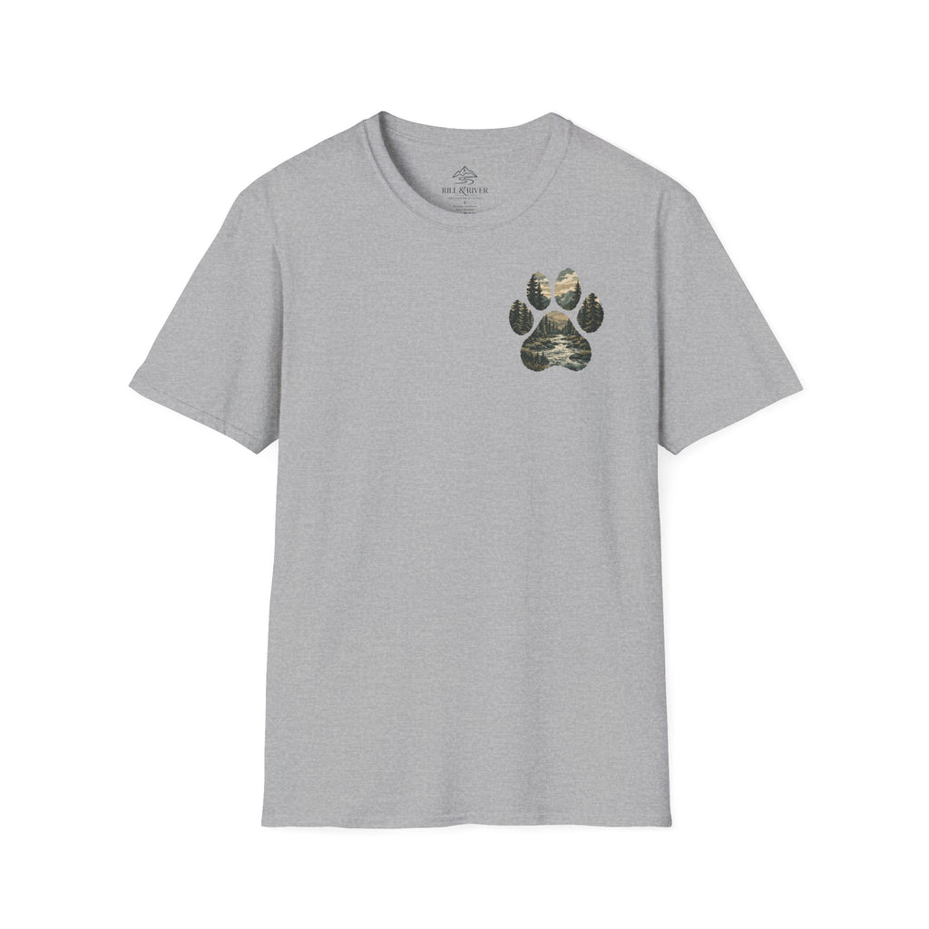 Dog Paw Pocket Tee — "My Best Friend Has Paws" Graphic T-Shirt