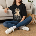 Professional Dog Petter T-Shirt — Cute Golden Retriever Paw Print Tee