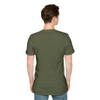 Cabin • Coffee • Calm T-Shirt — Rustic Cabin Coffee Graphic Tee