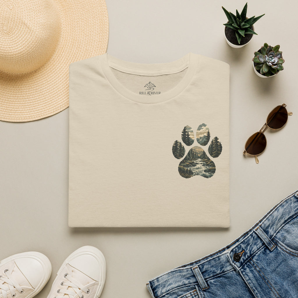 Dog Paw Pocket Tee — "My Best Friend Has Paws" Graphic T-Shirt