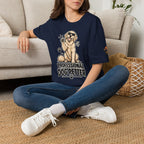Professional Dog Petter T-Shirt — Cute Golden Retriever Paw Print Tee