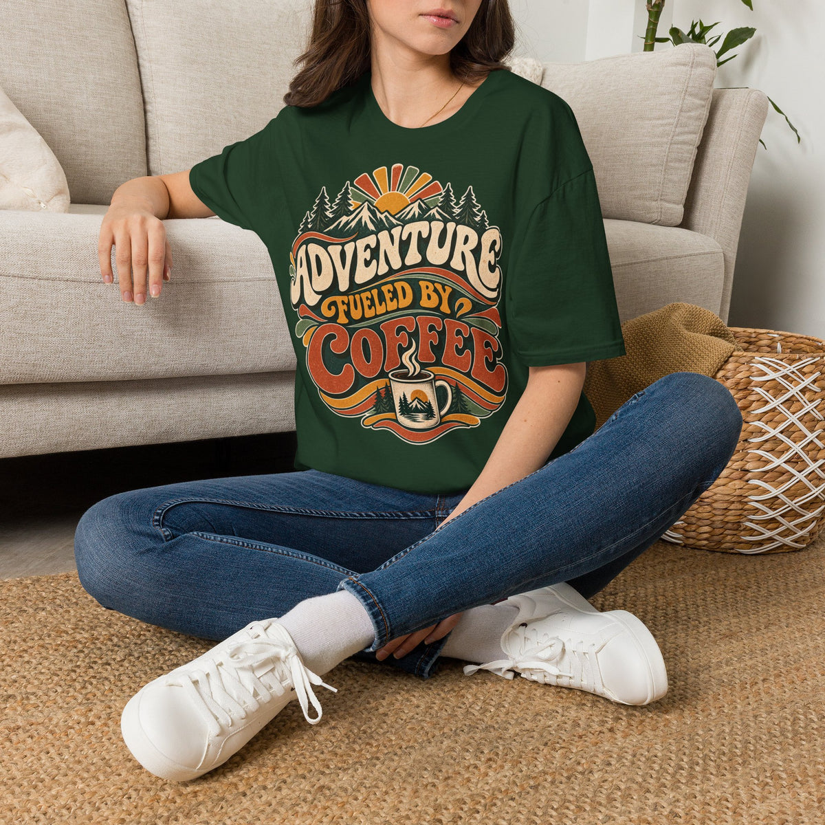 Adventure Fueled by Coffee T-Shirt