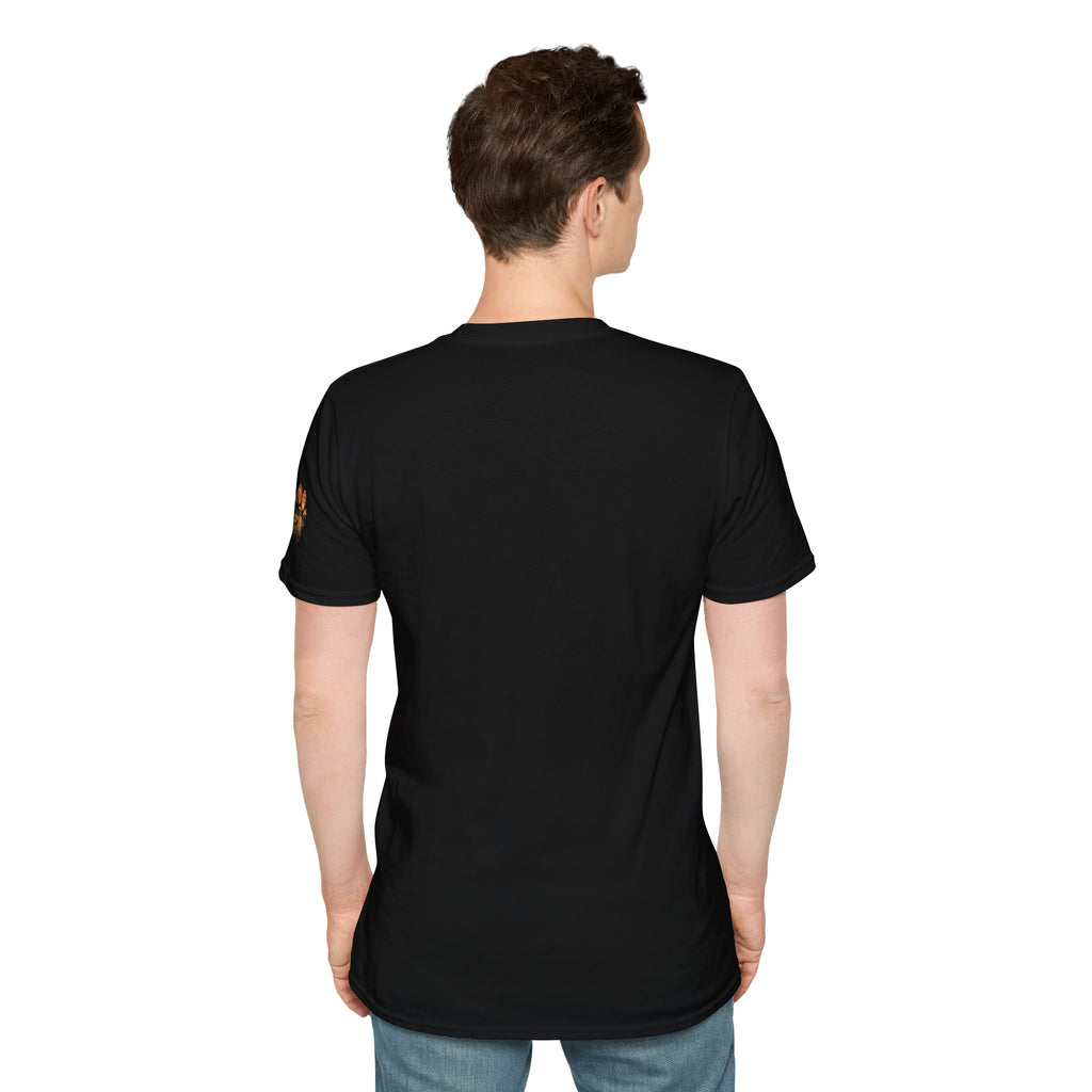 Professional Dog Petter T-Shirt — Cute Golden Retriever Paw Print Tee