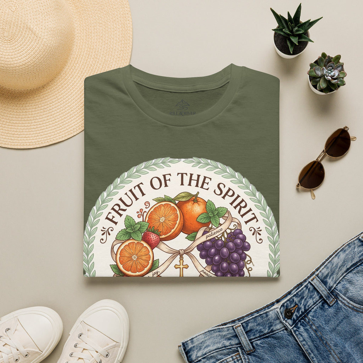 Fruit of the Spirit T-Shirt – Galatians 5:22-23 Christian Faith Tee
