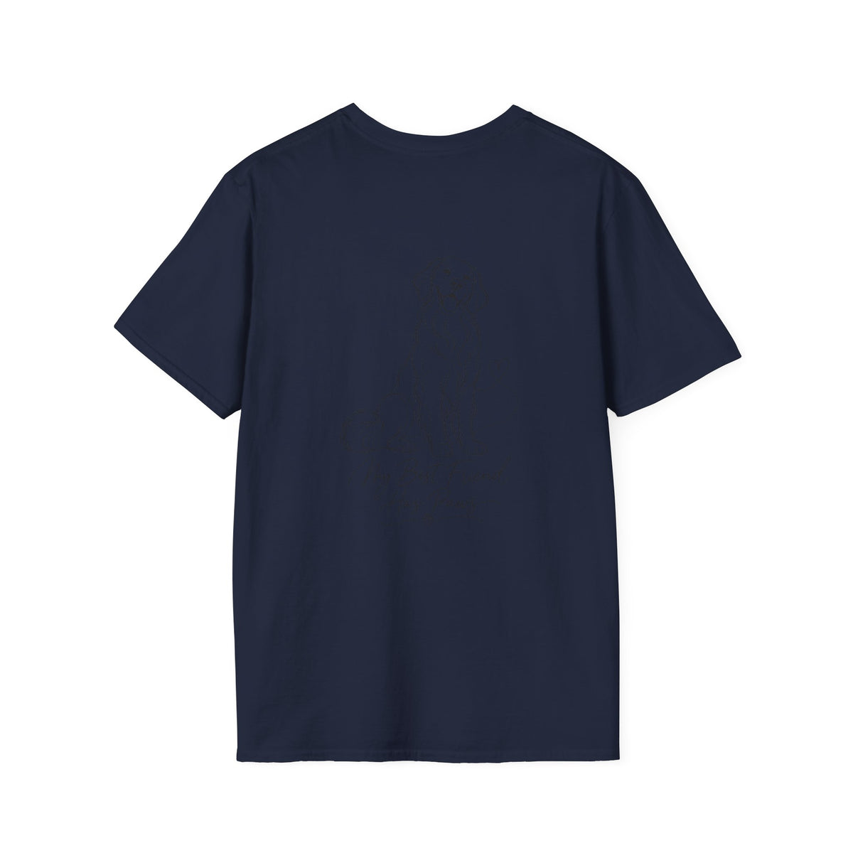 Dog Paw Pocket Tee — "My Best Friend Has Paws" Graphic T-Shirt