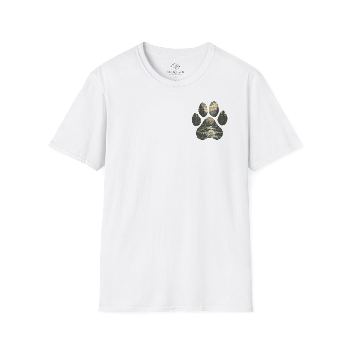 Dog Paw Pocket Tee — "My Best Friend Has Paws" Graphic T-Shirt