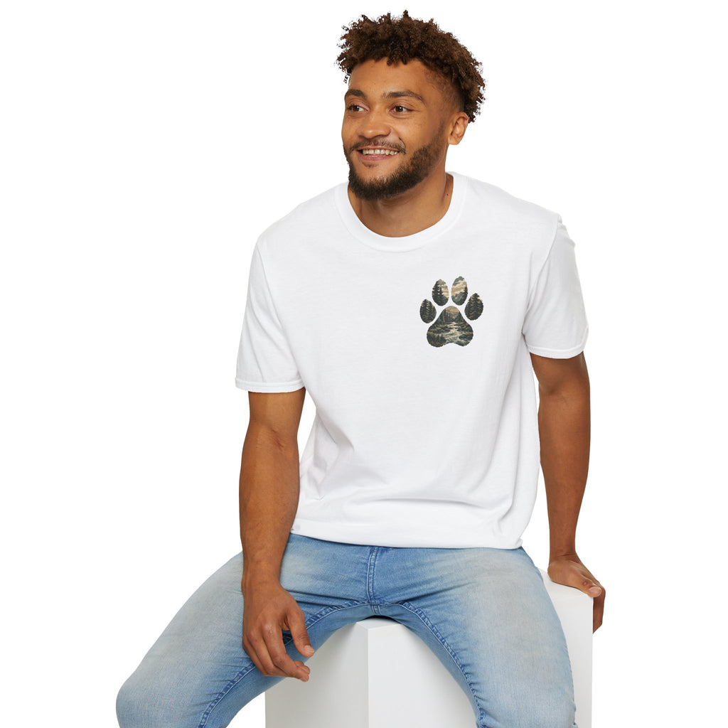 Dog Paw Pocket Tee — "My Best Friend Has Paws" Graphic T-Shirt