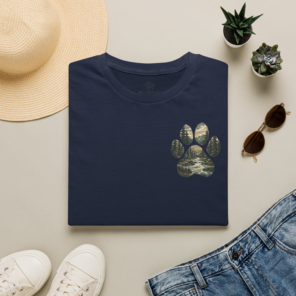 Dog Paw Pocket Tee — "My Best Friend Has Paws" Graphic T-Shirt