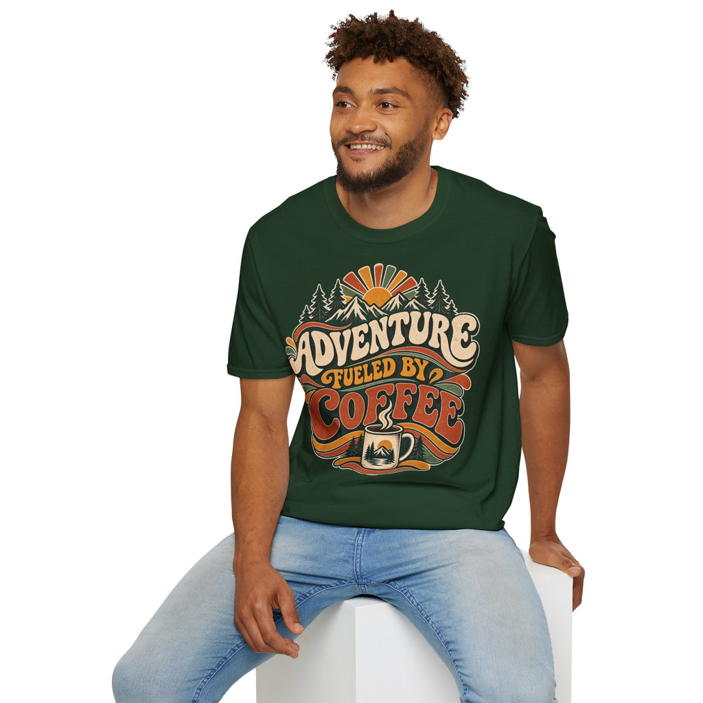 Adventure Fueled by Coffee T-Shirt