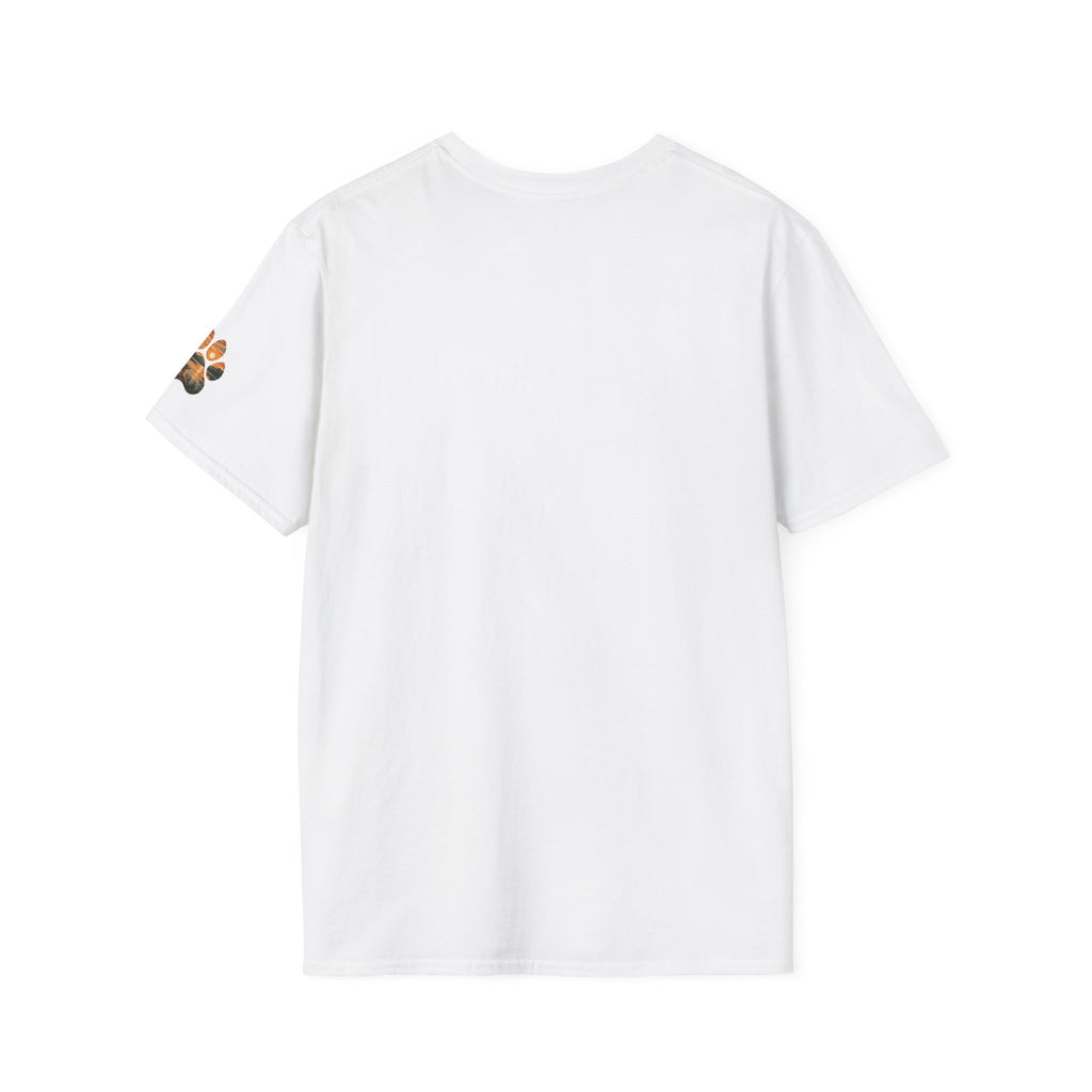 Professional Dog Petter T-Shirt — Cute Golden Retriever Paw Print Tee