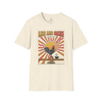 Rise and Shine Rooster T-Shirt — Vintage Sunrise Farm Morning Graphic Tee