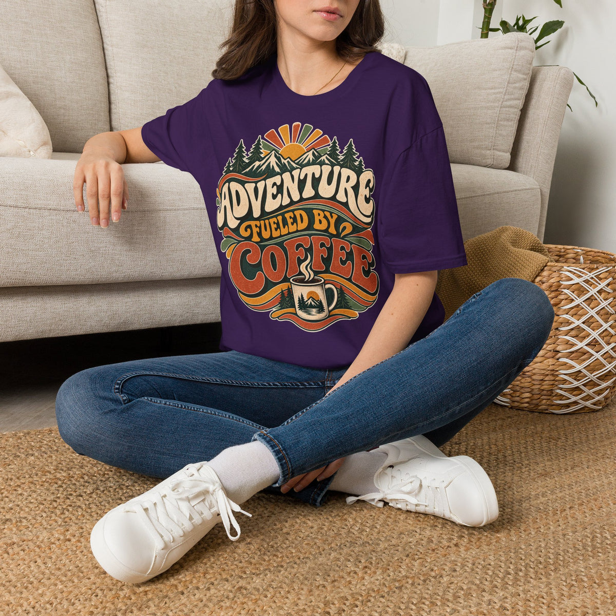 Adventure Fueled by Coffee T-Shirt
