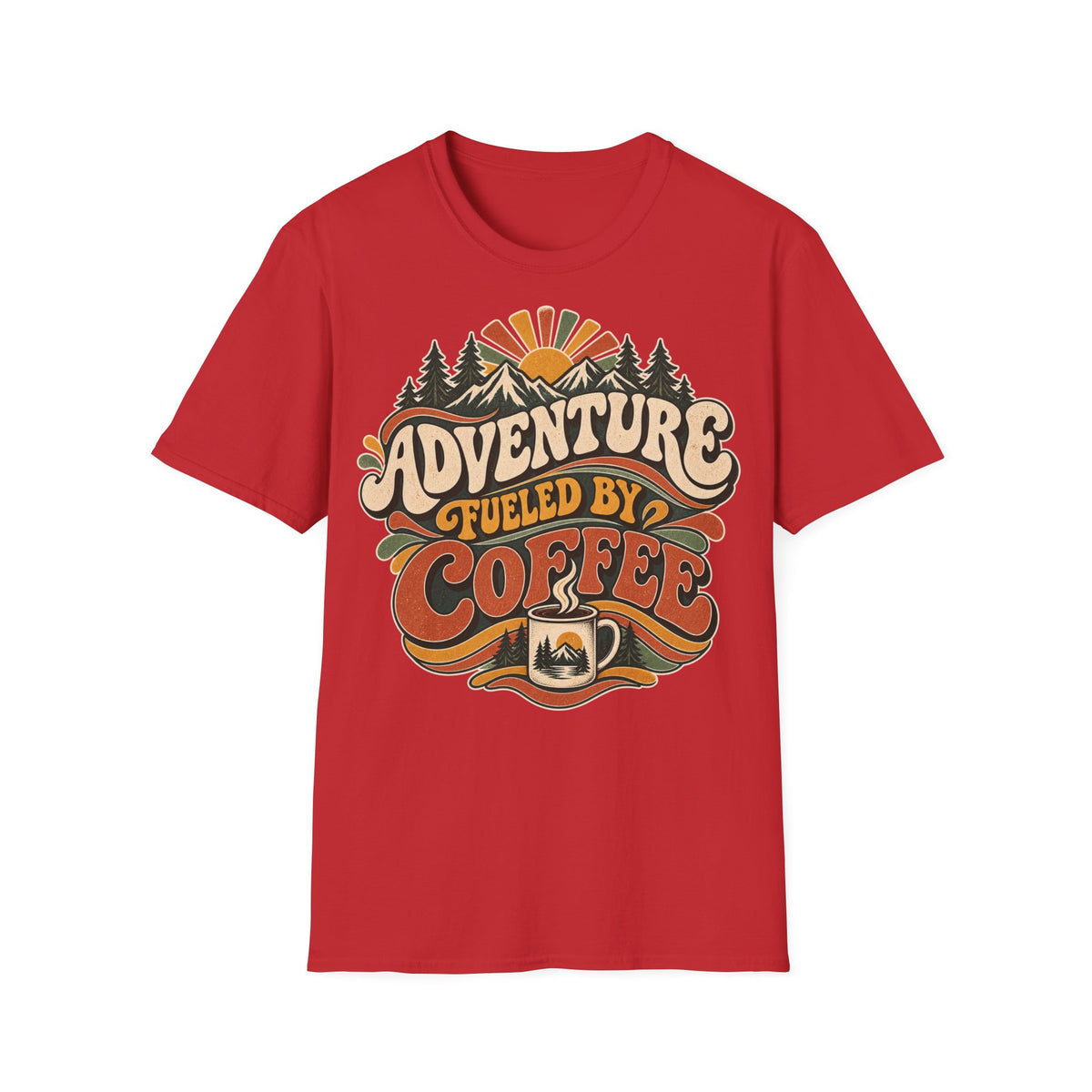 Adventure Fueled by Coffee T-Shirt