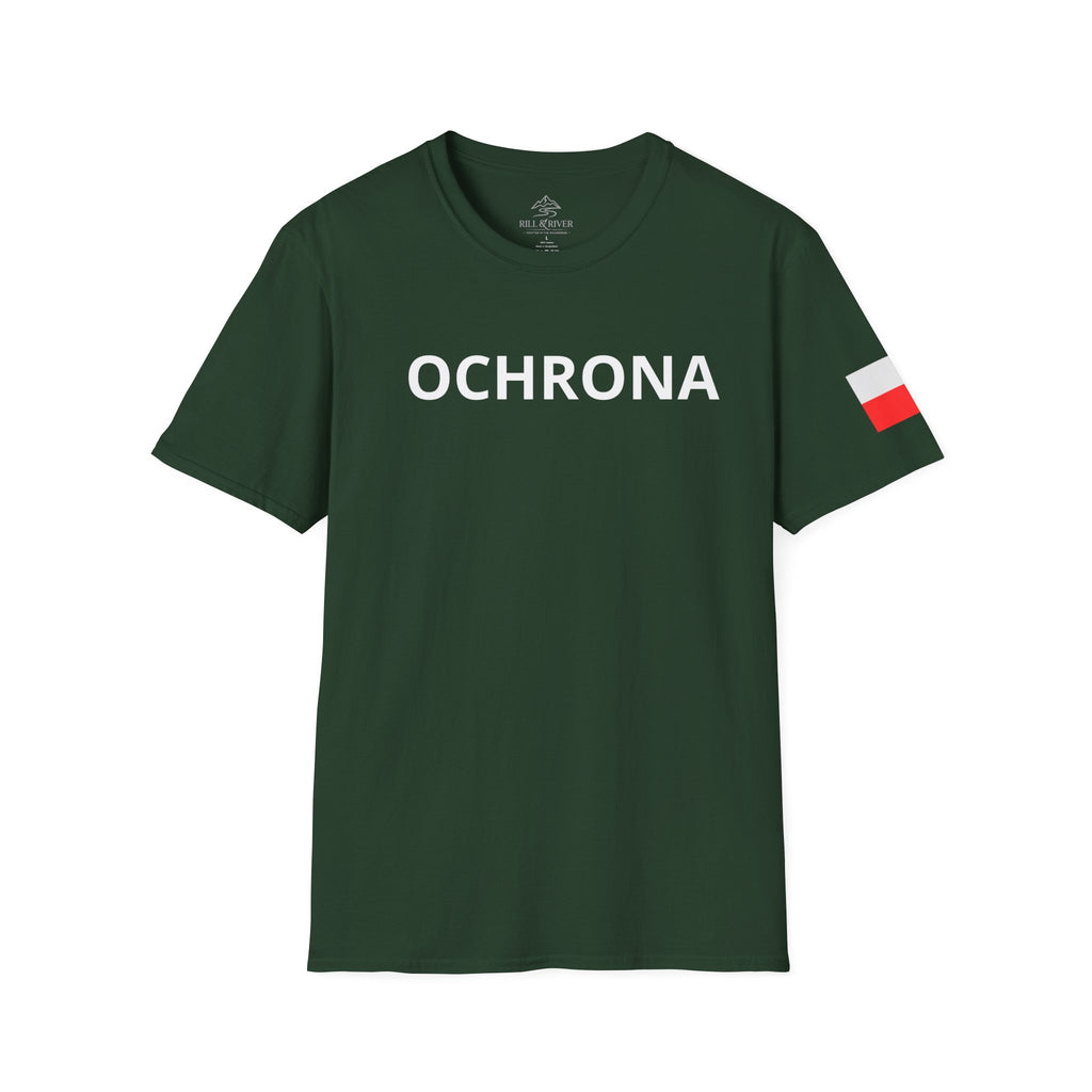 OCHRONA Security Tee – Polish Guard Logo Short Sleeve Shirt