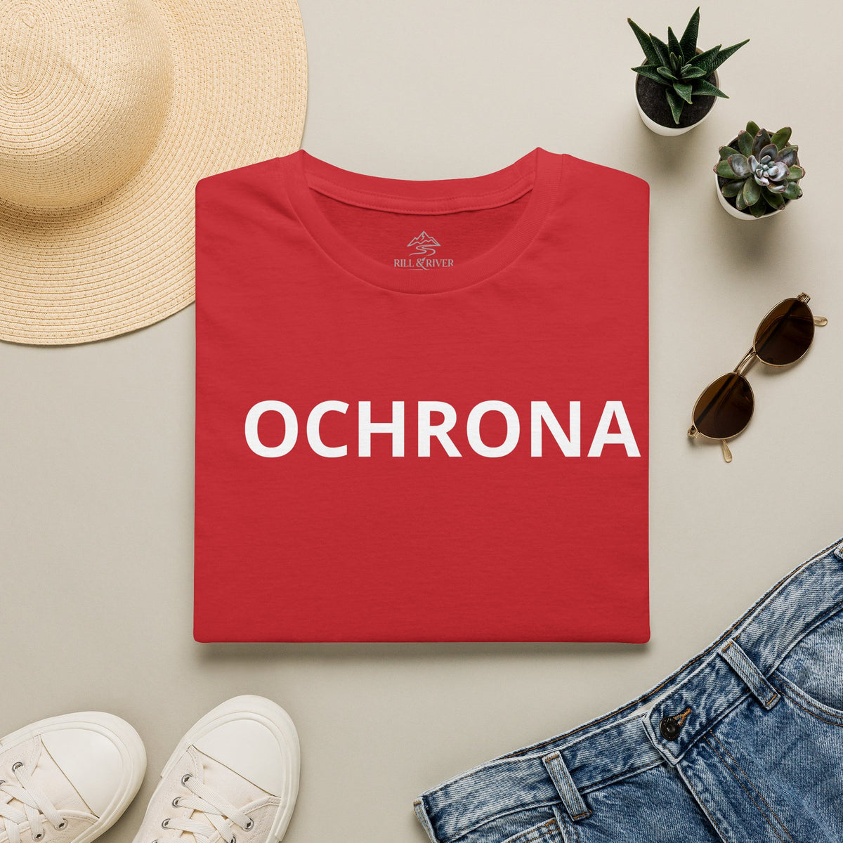 OCHRONA Security Tee – Polish Guard Logo Short Sleeve Shirt