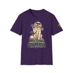 Professional Dog Petter T-Shirt — Cute Golden Retriever Paw Print Tee