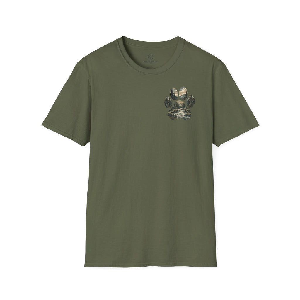 Dog Paw Pocket Tee — "My Best Friend Has Paws" Graphic T-Shirt
