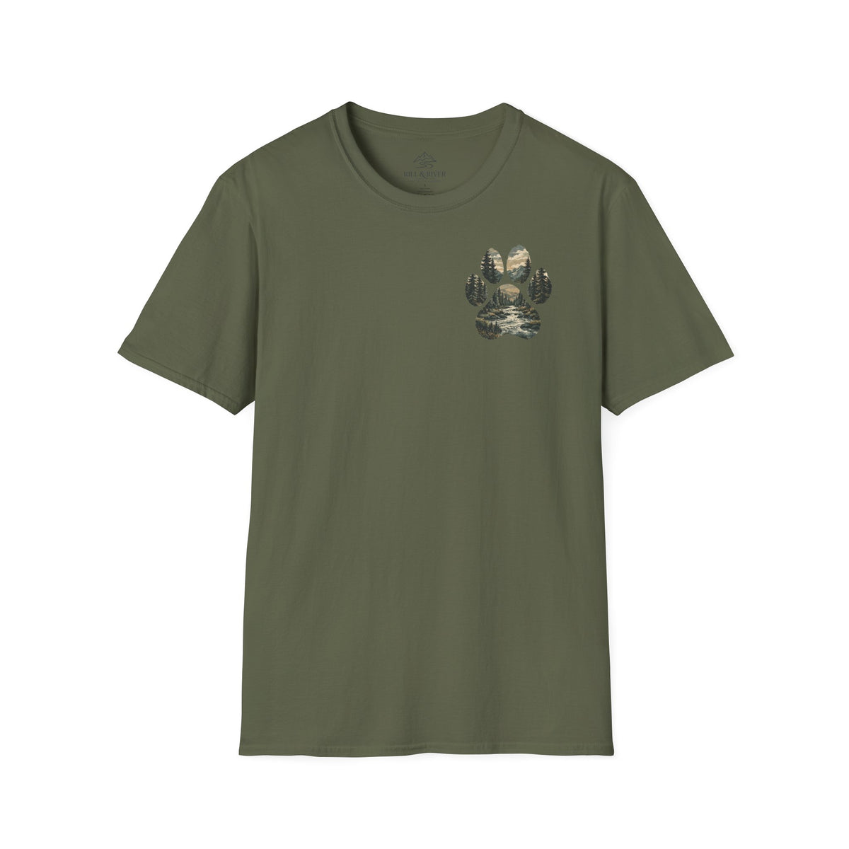 Dog Paw Pocket Tee — "My Best Friend Has Paws" Graphic T-Shirt