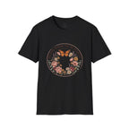 Copy of Bloom Where You’re Planted T-Shirt — Floral Butterfly Inspirational Tee