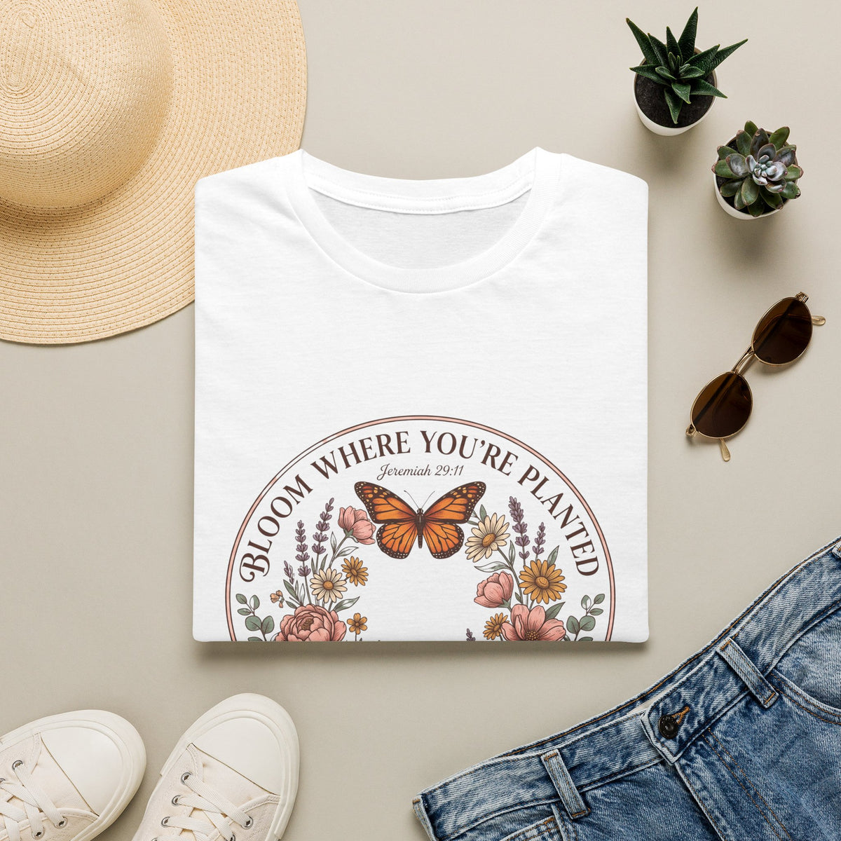 Koszulka Bloom Where You're Planted