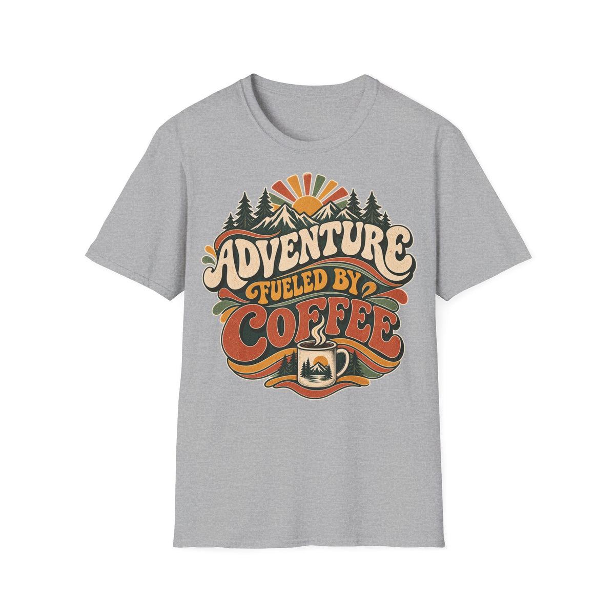 Adventure Fueled by Coffee T-Shirt