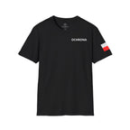 OCHRONA Security T‑Shirt — Polish Flag Sleeve Guard Tee
