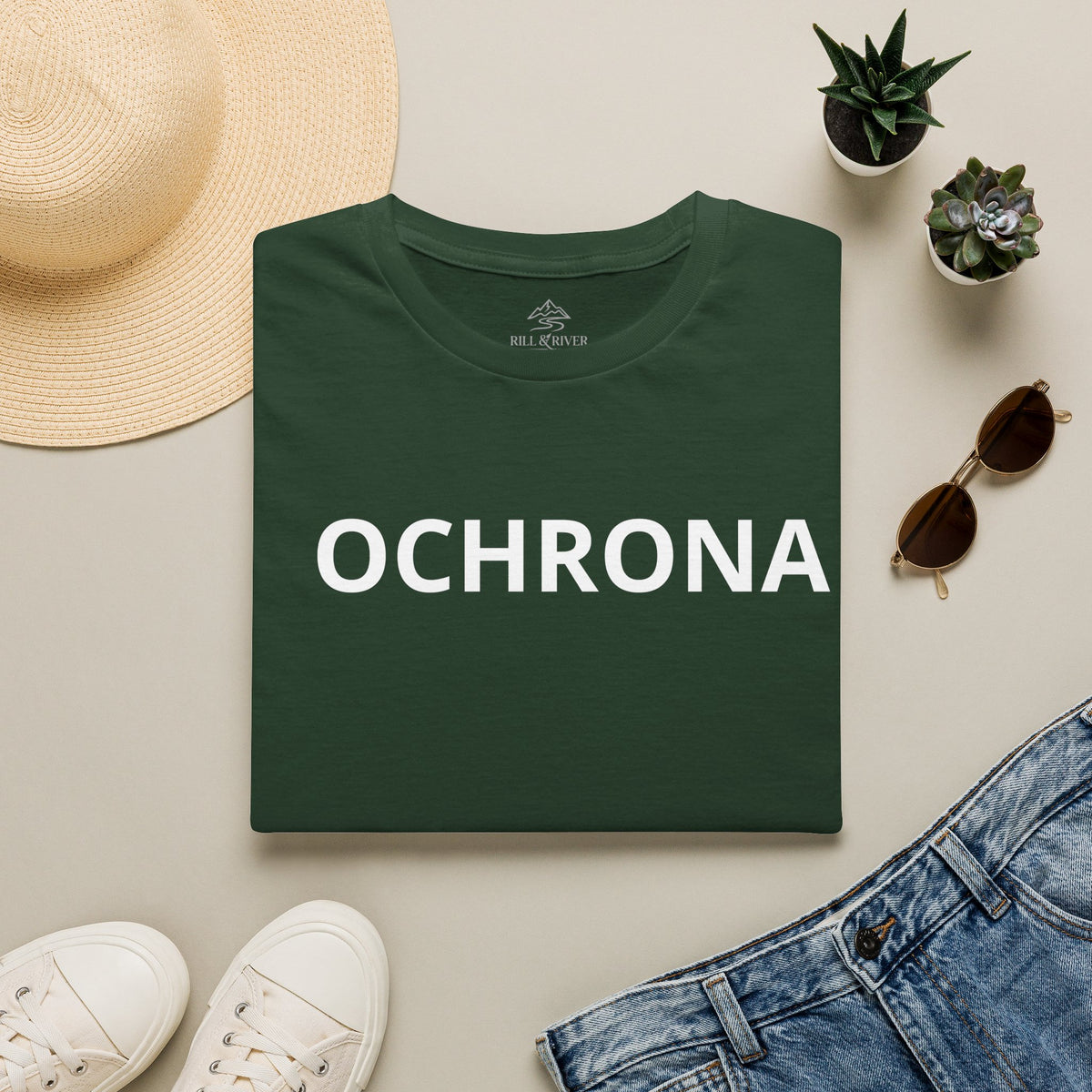 OCHRONA Security Tee – Polish Guard Logo Short Sleeve Shirt