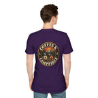 Coffee & Campfires T-Shirt — Vintage Outdoor Camping Graphic Tee