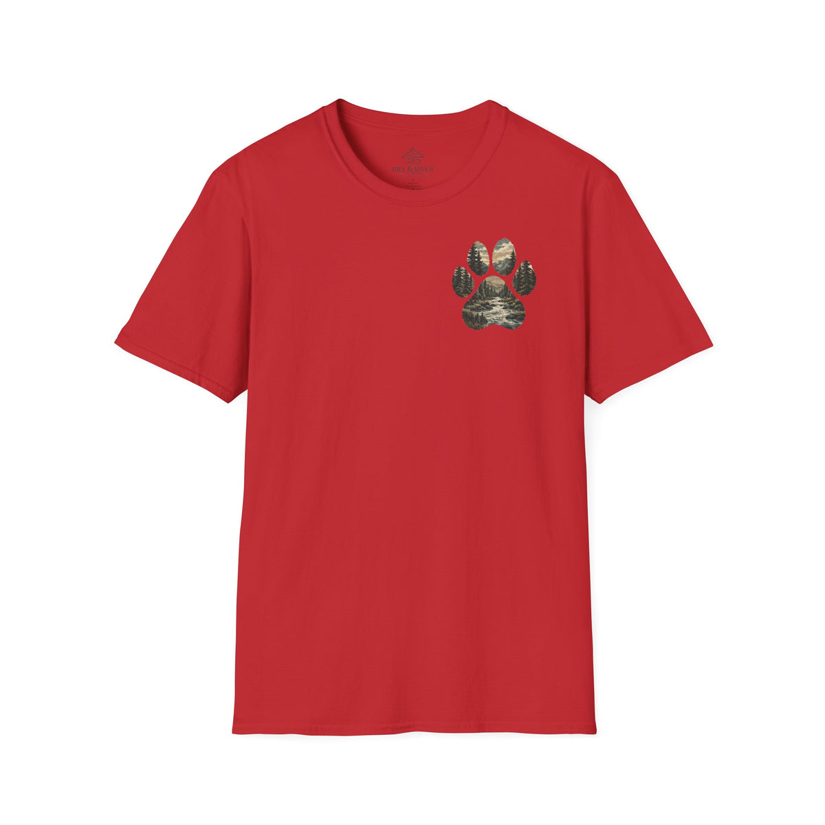 Dog Paw Pocket Tee — "My Best Friend Has Paws" Graphic T-Shirt