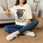 Golden Hour Retriever Club T-Shirt — Retro Dog Portrait Tee